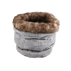 KNISPERMAND AMADEO GRIJS BRUIN 30X40CM