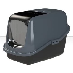 PEEWEE ECOHUS ZWART/ANTRACIET + SCHEPJE