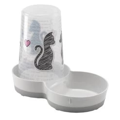 KATTEN DRINK/VOERSILO PLASTIC CATSINLOVE