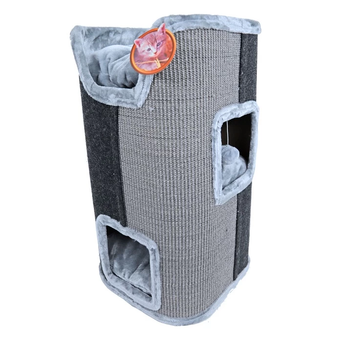 KRAB/KLIMMEUBEL 2-GAATS 75CM GR/ZW 3 KRAB/KLIMMEUBEL 2-GAATS 75CM GR/ZW