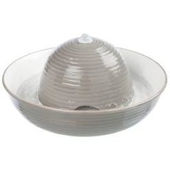 DRINKFONTEIN KERAMIEK 1.5 L GRIJS/WIT