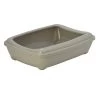 KATTEN TOILET+RAND 50CM WARM GRIJS 1 KATTEN TOILET+RAND 50CM WARM GRIJS -MeowAndMutt Mart 313501