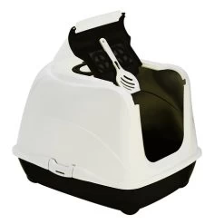 KATTEN TOILET FLIP CAT LARGE ZWART