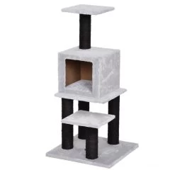 KRABPAAL ANGELE GRIJS/ZWART 45X45X91CM