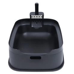 KATTEN TOILET BIALA ANTRACIET -MeowAndMutt Mart 394356 2