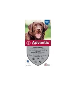 Advantix 400, Voor Honden Van 25-40kg, 4 Pipetten