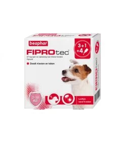 Beaphar Fiprotec Spot On Hond 2-10 Kg 4 Pipetten
