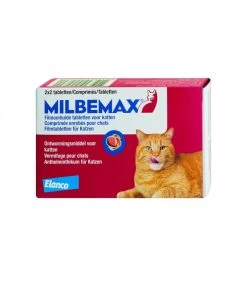 Milbemax Ontwormtablet Grote Kat 2-8kg 4 Stuks