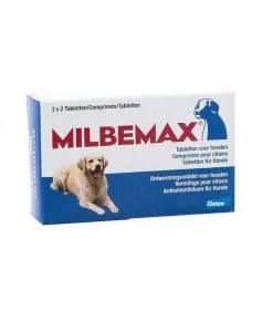 Milbemax Ontwormtablet Grote Hond 4 Stuks