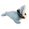 Navy Chenille Hondenspeeltje Blauw Zeehond -MeowAndMutt Mart navy chenille hondenspeeltje blauw
